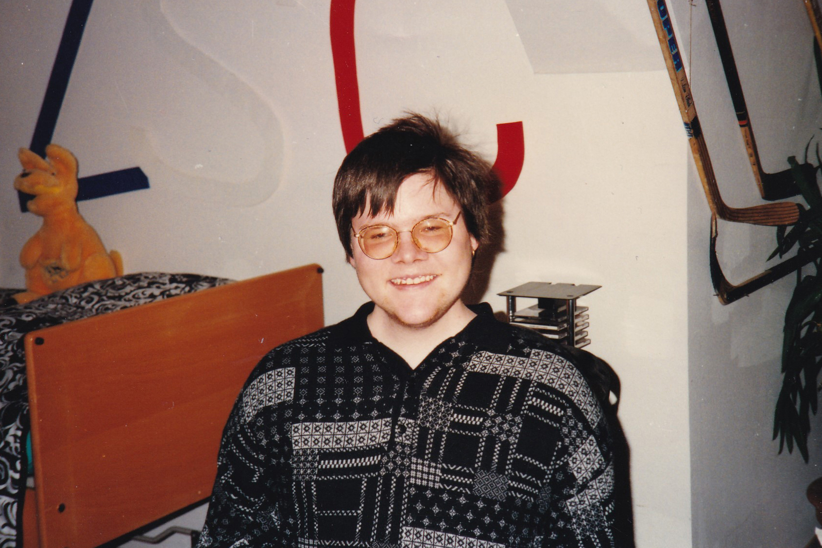 Marc 1996 in der Mathilde Escher Stiftung